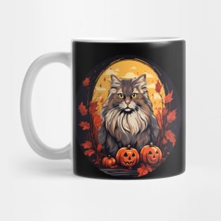 Siberian Cat Halloween, Cat Lover Mug